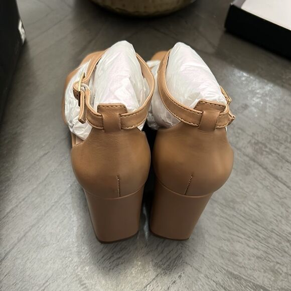 27 EDIT Naturalizer Jae Leather T-Strap Platform Dress Sandals - Picture 5 of 11